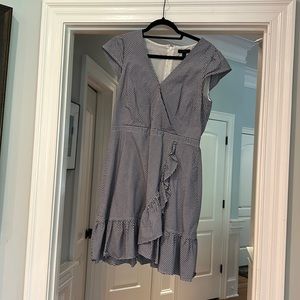 Gingham blue J Crew dress